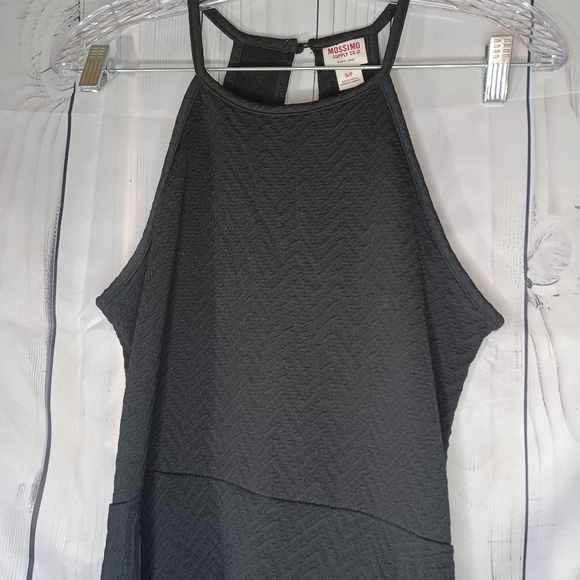 Mossimo Black Halter Textured  Dress - Picture 3 of 11